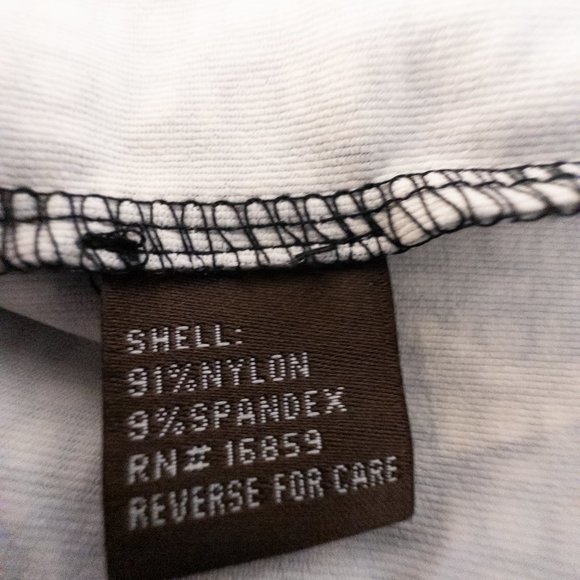 J Mclaughlin Size Medium Dress Black White Print Catalina Pockets Bodycon Casual - Picture 11 of 13